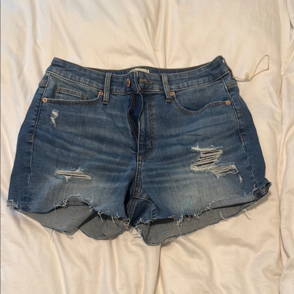 Universal Thread Blue Distressed Jean Shorts